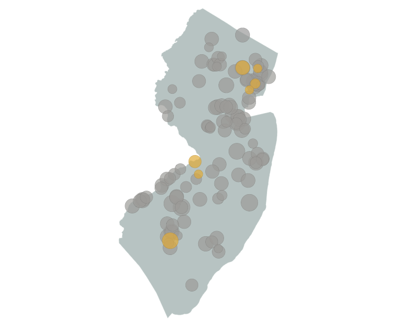 Location of parks in Atlanta's 12 City Council Districts