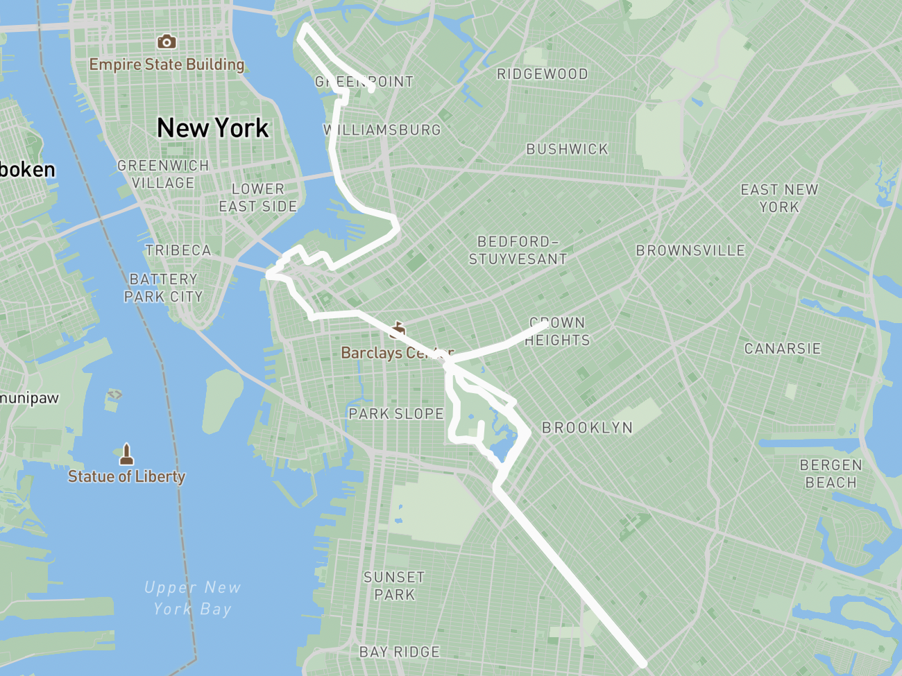 Brooklyn Marathon 2022 Route